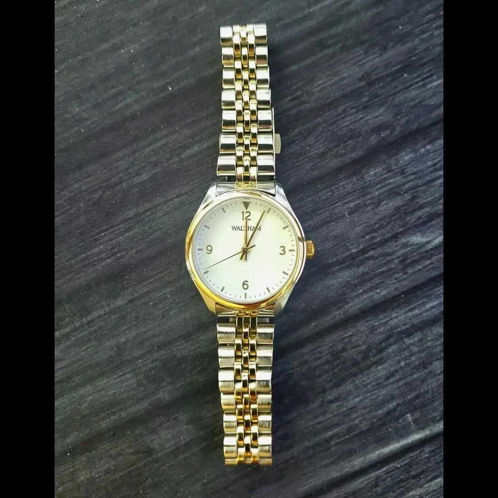 Rare Vintage Waltham Unisex Accutime‎ President Jubilee 34mm
